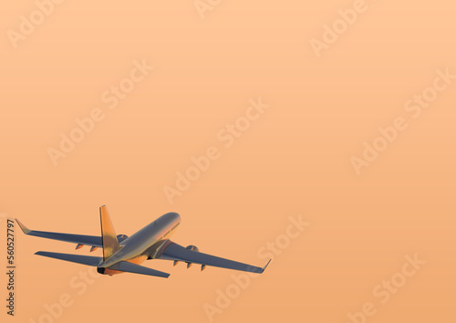 airplane flying in the sky