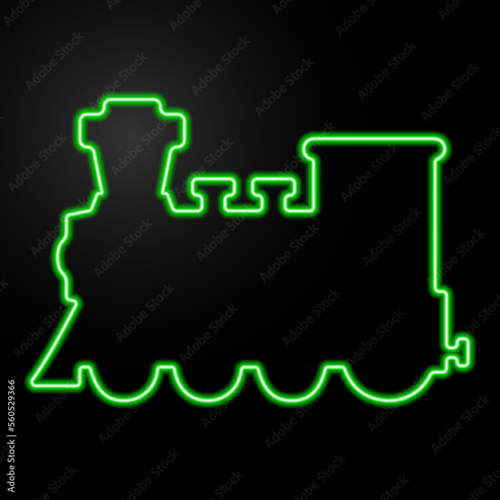 train neon sign, modern glowing banner design, colorful modern design trends on black background. Vector illustration. train neon sign, modern glowing banner design, colorful modern design trends on black background. Vector illustration.