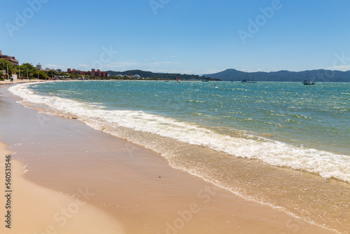 onda e areia da praia de jurere florianópolis santa catarina brasil jurerê internacional © Fotos GE