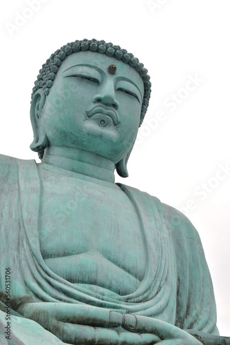 A statue of the Buddha of Buddhism, Japanese style,