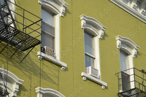 facade of a building with balconies © Samuel