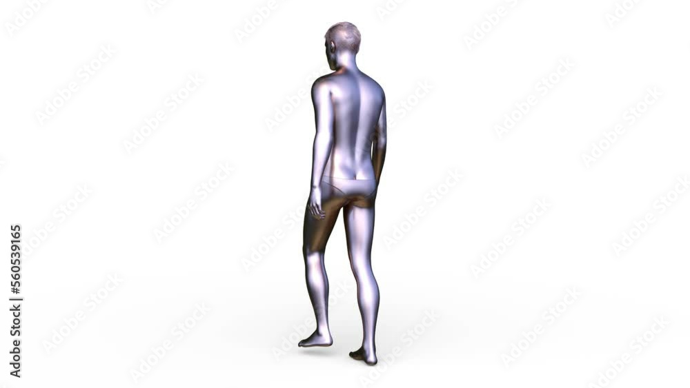 歩く男性イメージ