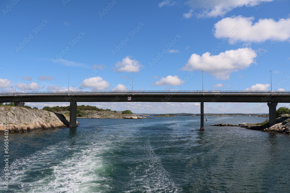 Donsöbron Bridge between Donsö island and Styrsö island, Gothenburg Sweden