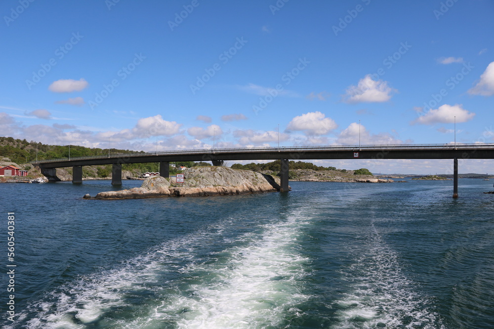 Bridge Donsöbron between Styrsö island and Donsö island, Gothenburg Sweden