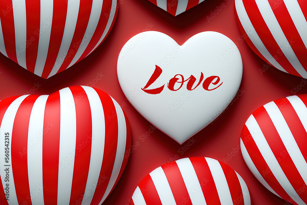 Obraz premium Valentine's day background