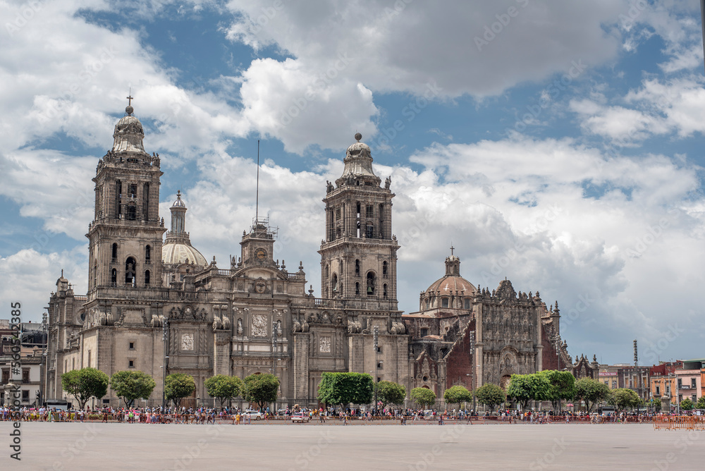 Mexico City Metropolitan Cathedral in Mexico.
