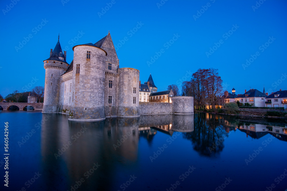 Famous medieval castle Sully sur Loire, Loire valley, France. Famous medieval castle Sully sur Loire, Loire valley, France.