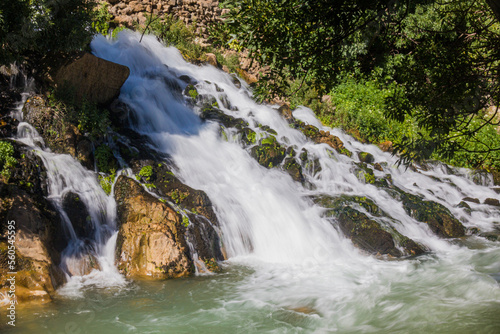 Fototapeta Naklejka Na Ścianę i Meble -  Waterfall near Palangan village in Kurdistan region, Iran