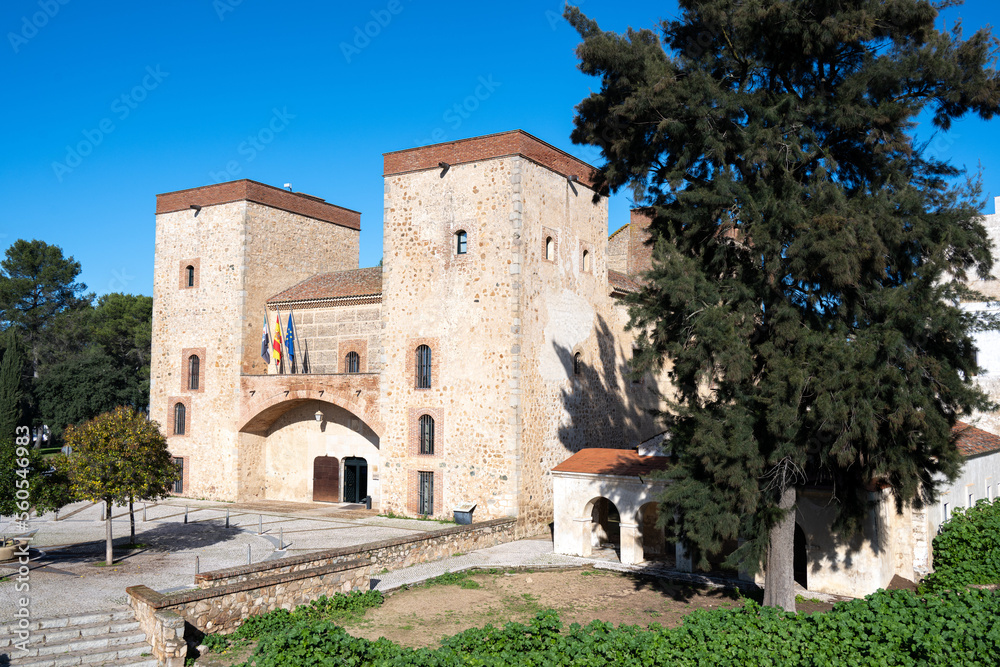 The Archaeological Museum of Badajoz building within the Alcazaba