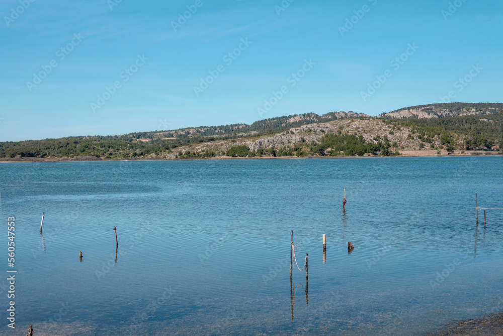 Landscape of a quiet lake