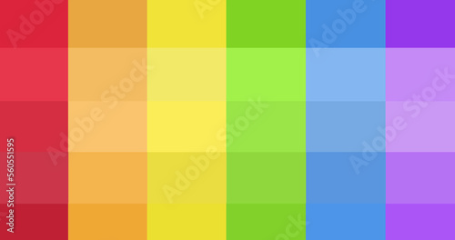 Image of lgbtq rainbow colors stripes