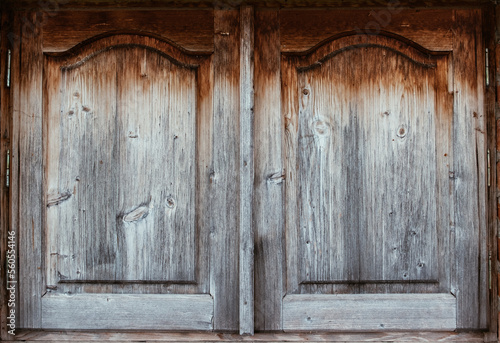 Old wooden door