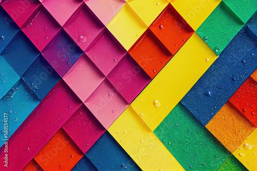 Colorful Abstract Rainbow B...