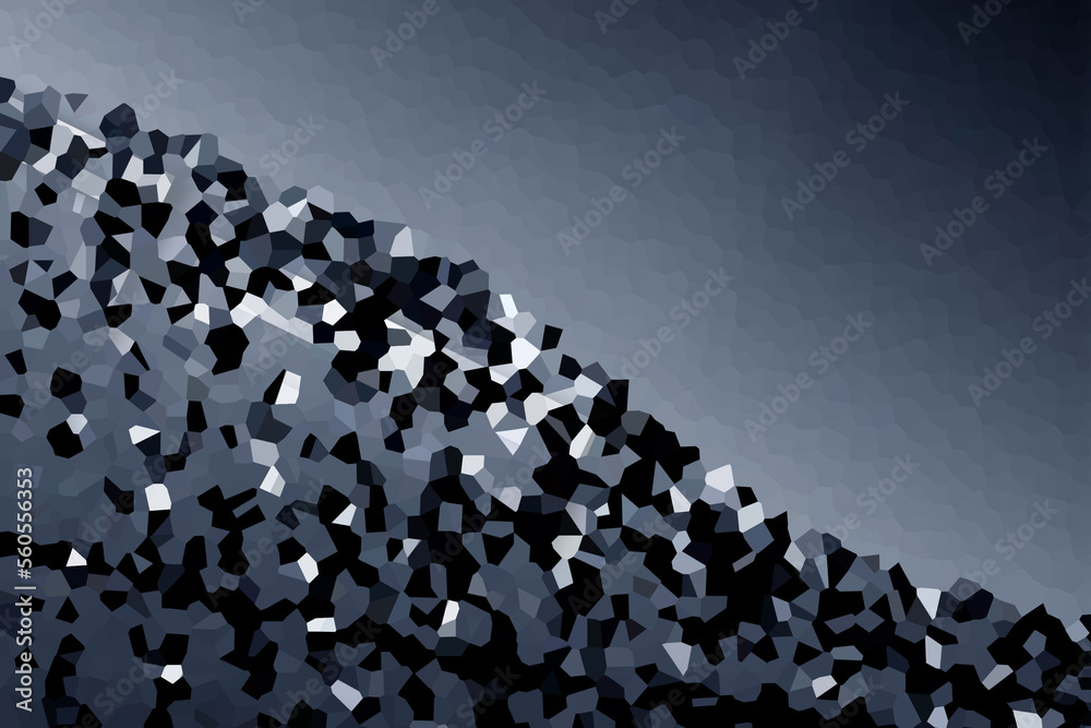 Fototapeta premium Pixel art abstract background. web banner template. 3D Illustration