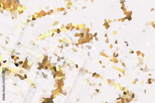 Pixel art abstract background. web banner template. 3D Illustration