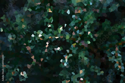 Pixel art abstract background. web banner template. 3D Illustration