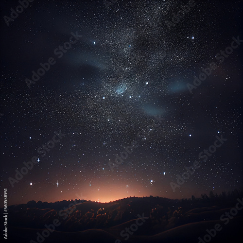 Night sky full of stars © David