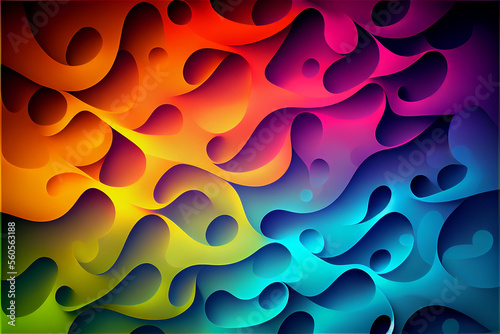 Multicolor image made with ...