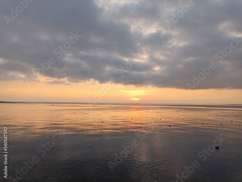 lazise tramonto sul lago di garda