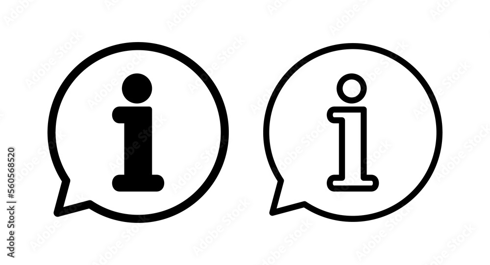 Info sign icon vector illustration. about us sign and symbol. Faq icon Info sign icon vector illustration. about us sign and symbol. Faq icon