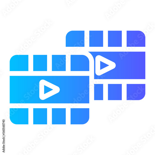 Flat Gradient gradient icon