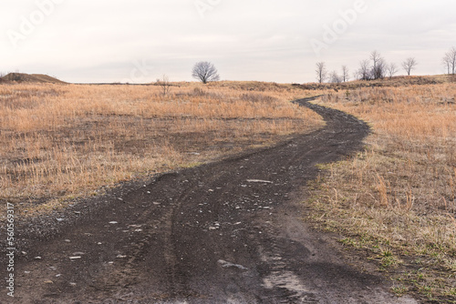 road in the countryside