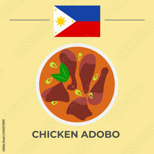 Chicken Adobo vector eps 10. easy to edit
