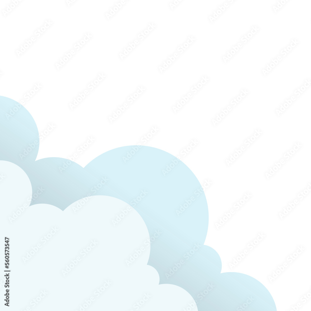 Cloud Illustration Corner Cloud Illustration Corner