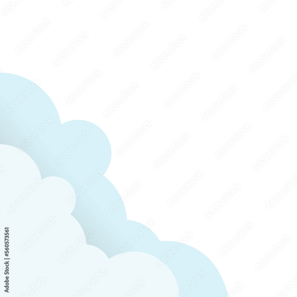 Cloud Illustration Corner Cloud Illustration Corner