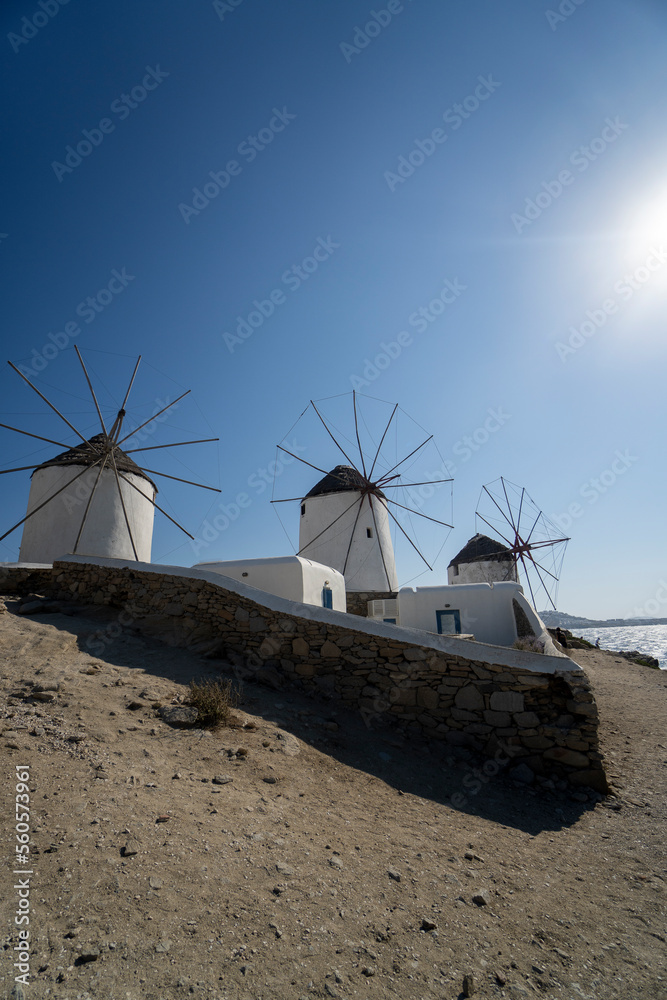Windräder Mykonos