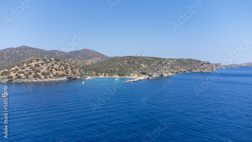 Küste Griechenland Luftaufnahme