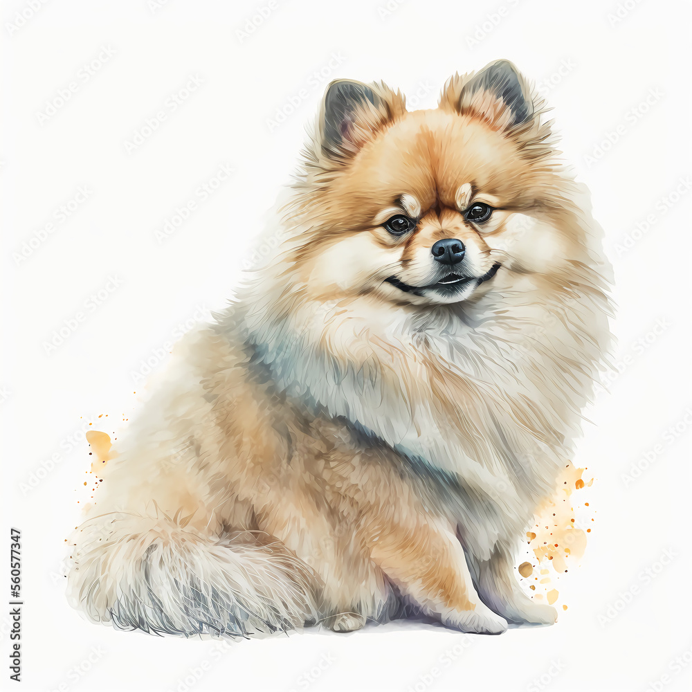 “Generative AI” Pomeranian