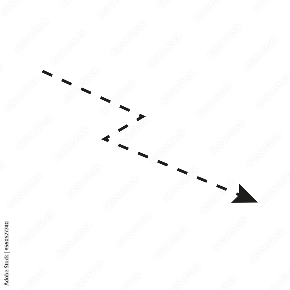 Dash Line Arrow Dash Line Arrow