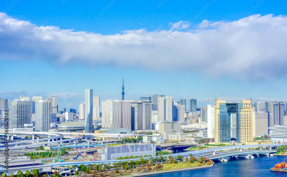 Obraz premium 東京風景 湾岸エリア Dec.2022
