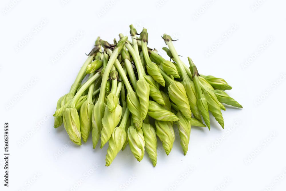 Moonflower or Ipomoea alba L for cooking Moonflower or Ipomoea alba L for cooking