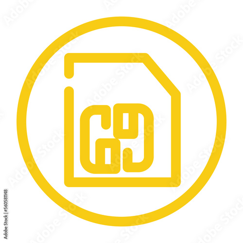 Memory Sim Simcard Icon