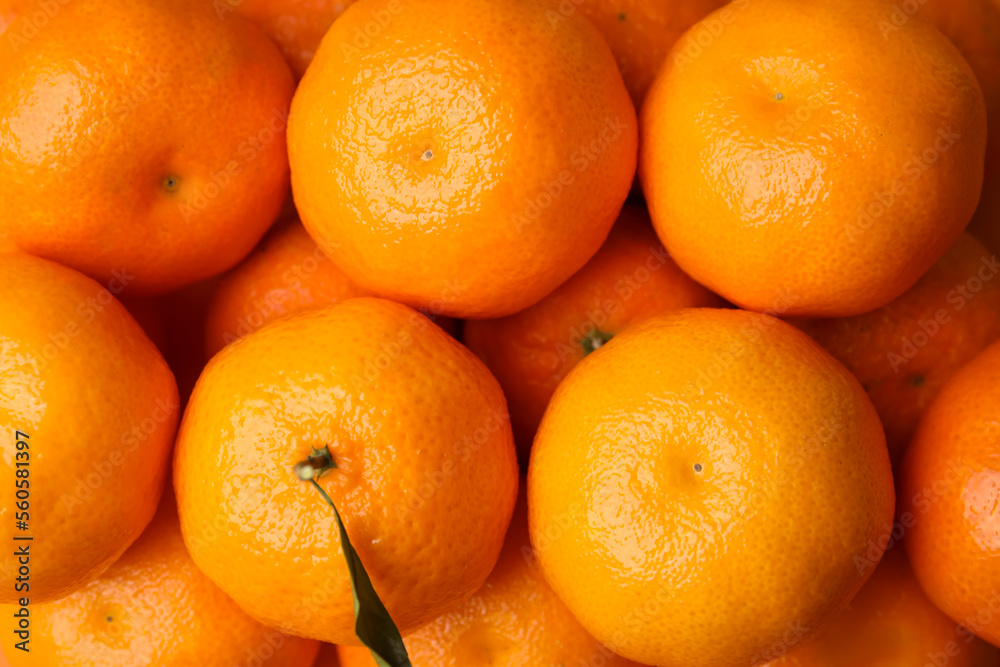 Heap of fresh juicy tangerines as background, top view Heap of fresh juicy tangerines as background, top view