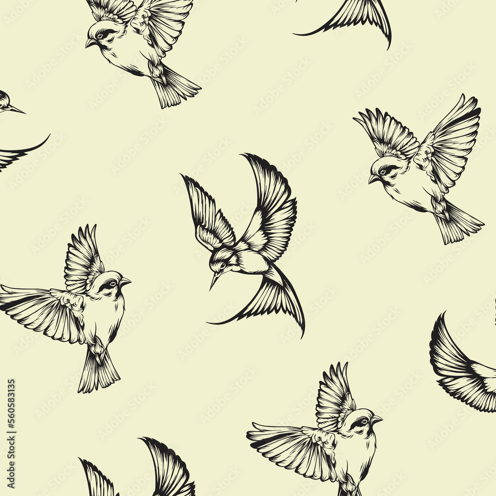 set of birds set of birds