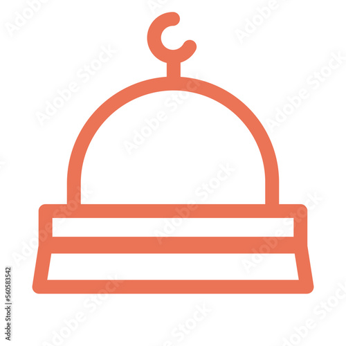 Dome Islamic Mosque Turret Icon