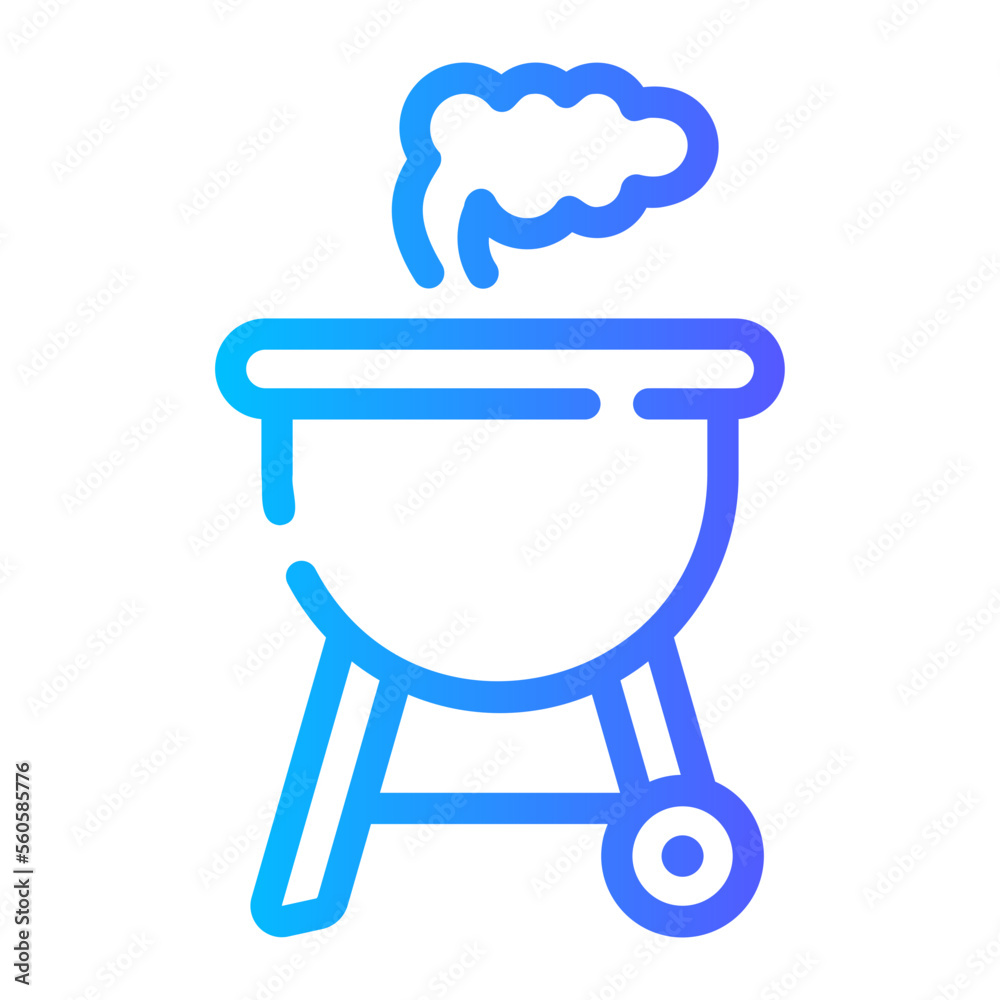grill gradient icon grill gradient icon