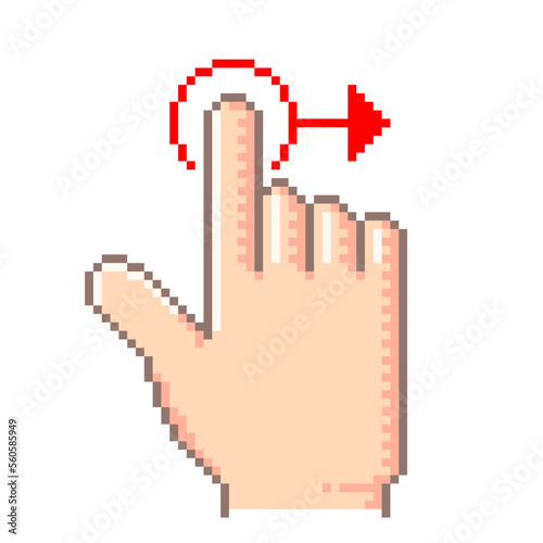 right flat icon