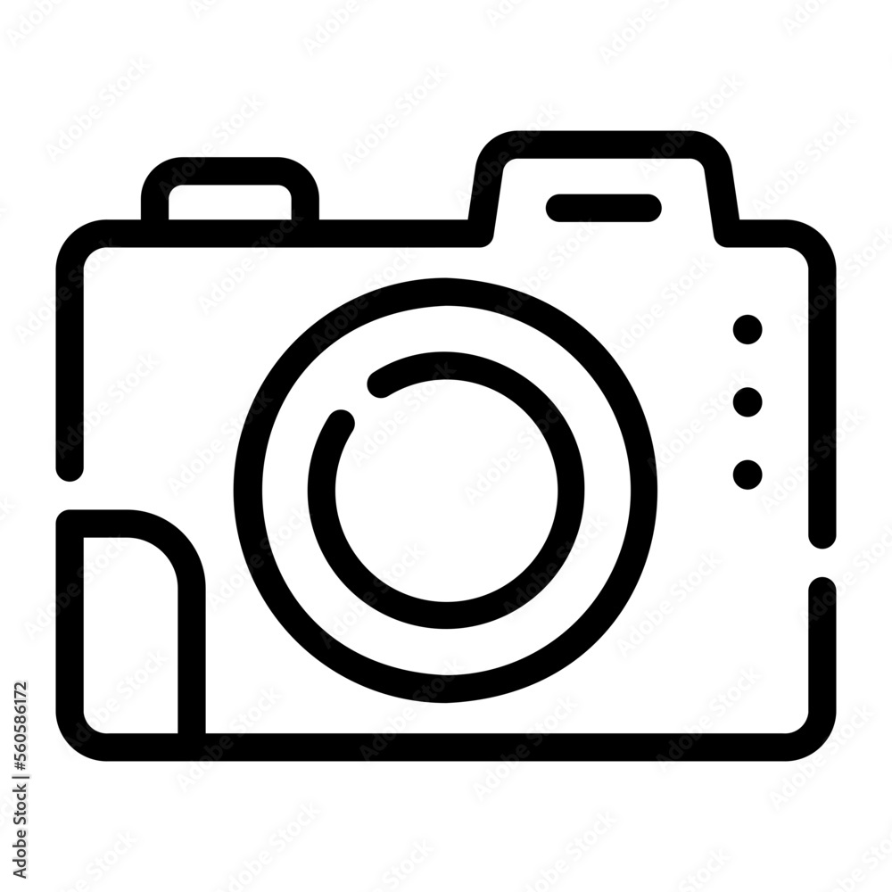 camera line icon camera line icon