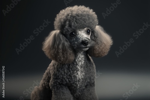 black poodle puppy