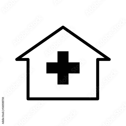 Hospital icon vector design template