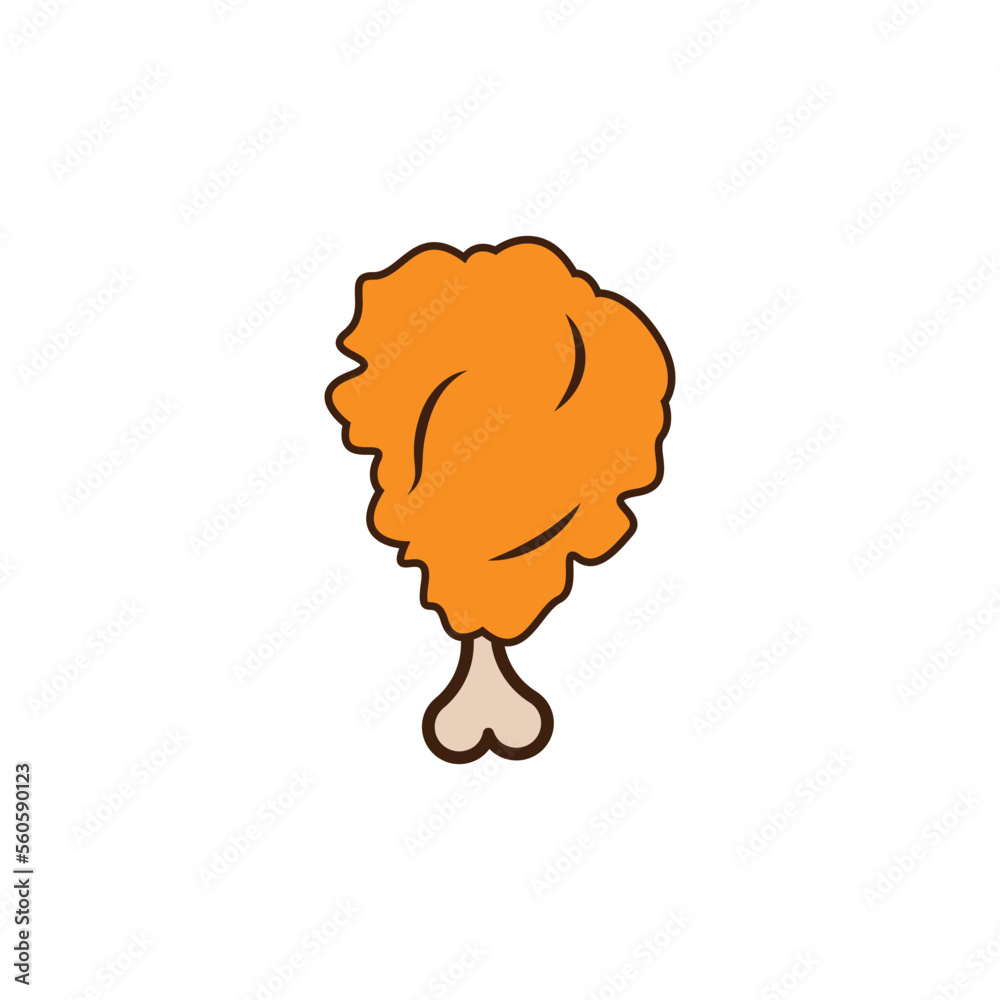 fried chicken icon fried chicken icon