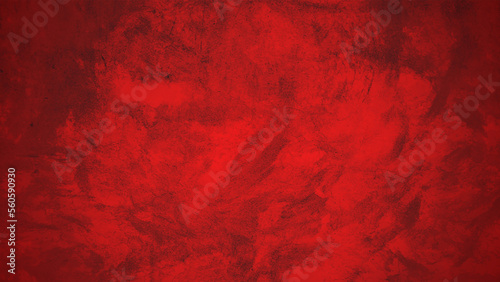 Watercolor red and light effect texture, background. Red scratch cement wall. Vector Illustration