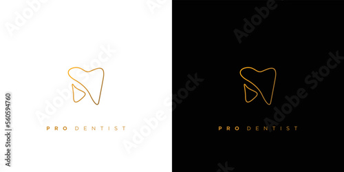 Modern and elegant  pro dentist logo design 2