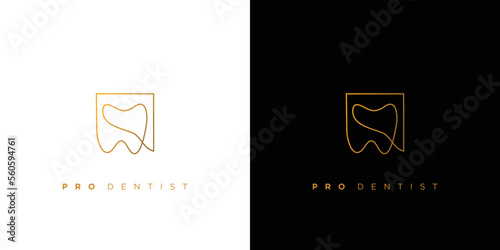 Modern and elegant  pro dentist logo design 3