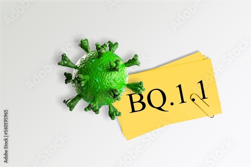 BQ.1.1 new Omicron variant virus concept photo