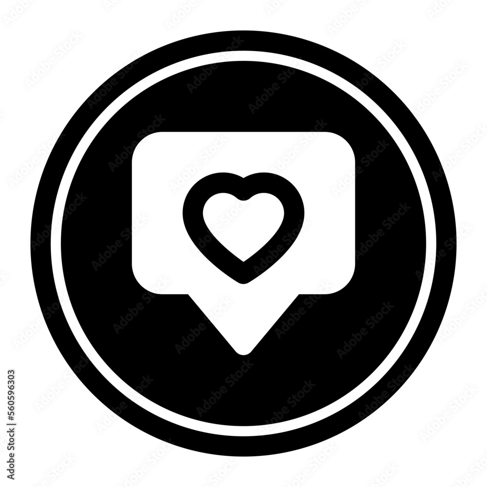 Favorite circular glyph icon Favorite circular glyph icon